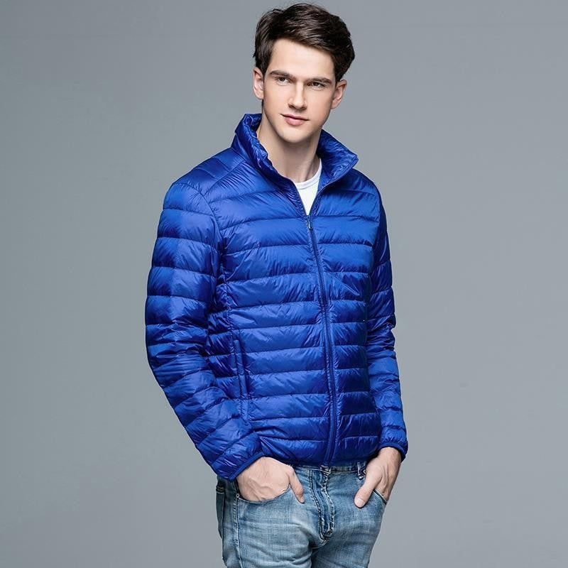 Moderne Herrenjacke im Slim-Fit-Design mit praktischer Reißverschlusstasche - 5 - Annoboutique