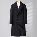 Herren Slim-Fit Doppelreiher Mantel mit praktischen Seitentaschen - 1 - Annoboutique