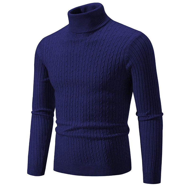 Herren Pullover im Slim Fit mit hohem Kragen für stilvolle Anlässe - 3 - Annoboutique