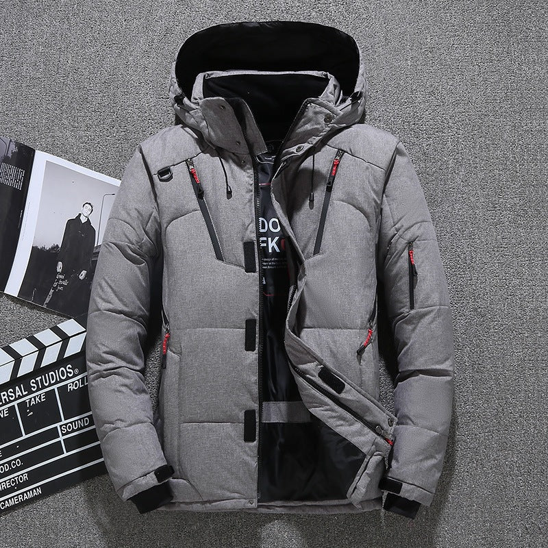 Modische Herren Winterjacke mit Kapuze im Slim Fit Stil - 1 - Annoboutique