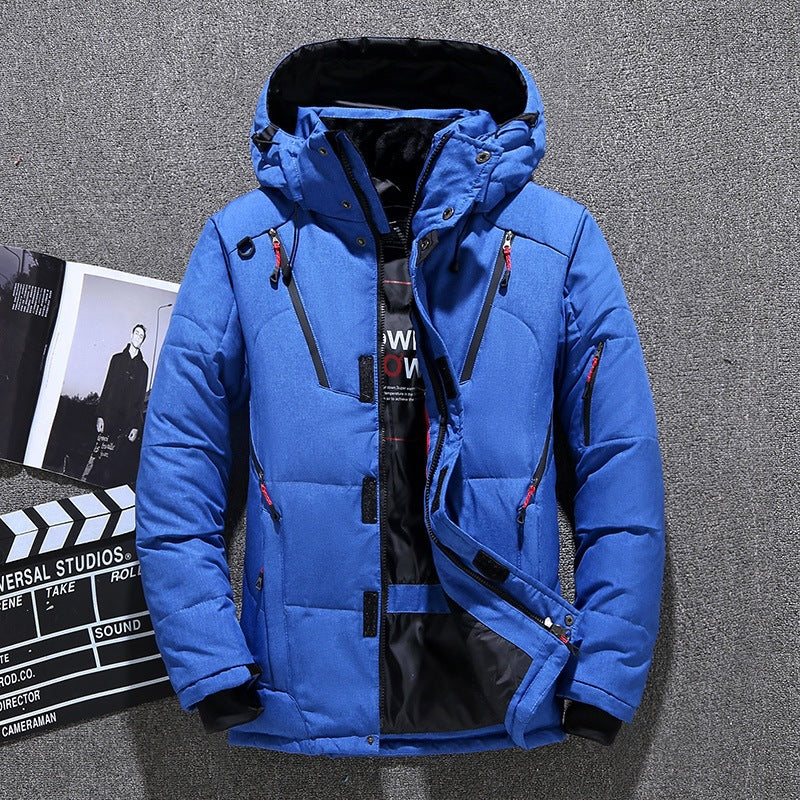 Modische Herren Winterjacke mit Kapuze im Slim Fit Stil - 4 - Annoboutique