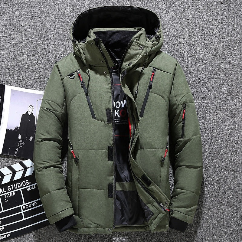 Modische Herren Winterjacke mit Kapuze im Slim Fit Stil - 6 - Annoboutique