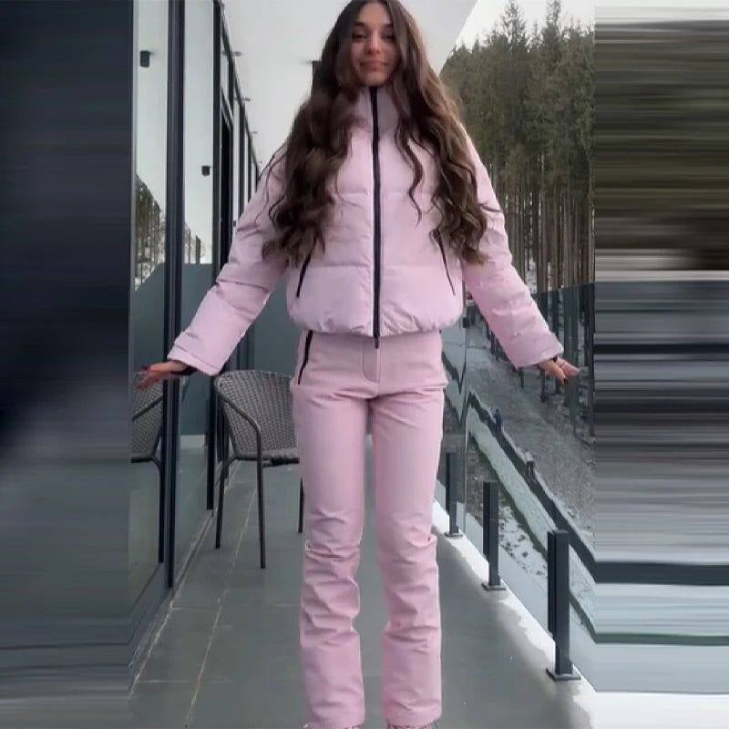 Damen Jumpsuit mit modernem Slim-Fit, Kapuze und trendigen Fransen - 2 - Annoboutique