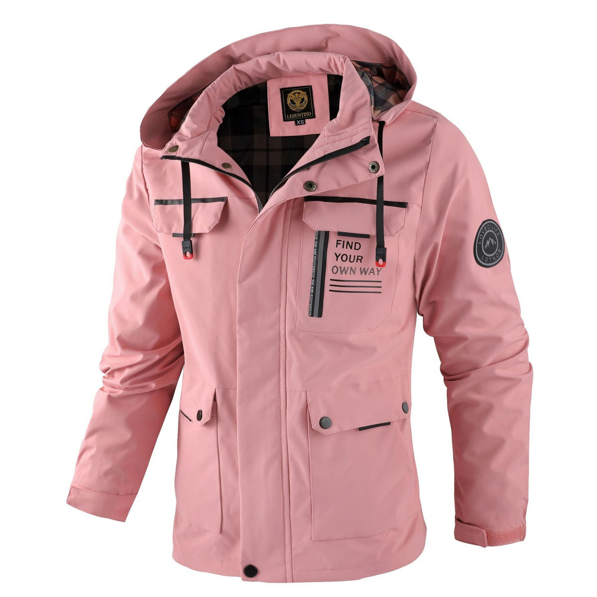 Funktionale Herrenjacke mit Slim Fit und Taschen - 4 - Annoboutique