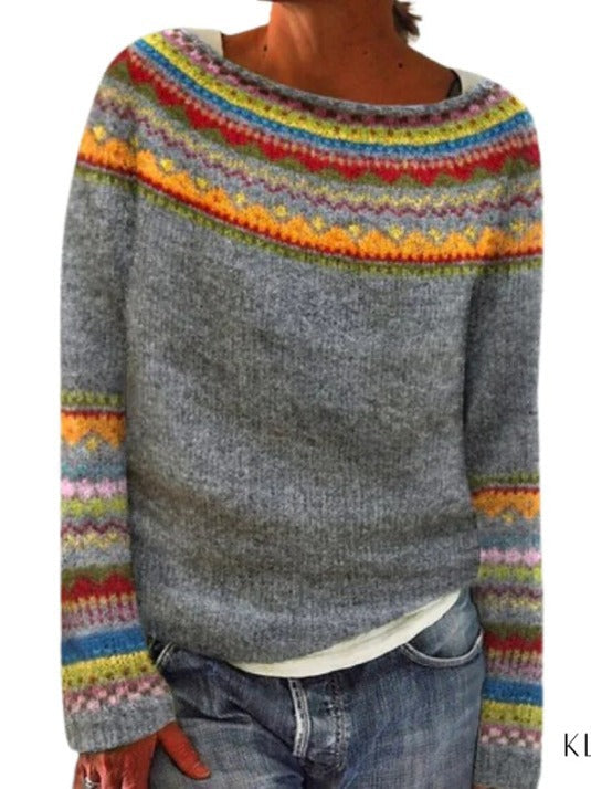 Bequemer Damenpullover mit Einzigartigen Designs für Stilbewusste - 2 - Annoboutique