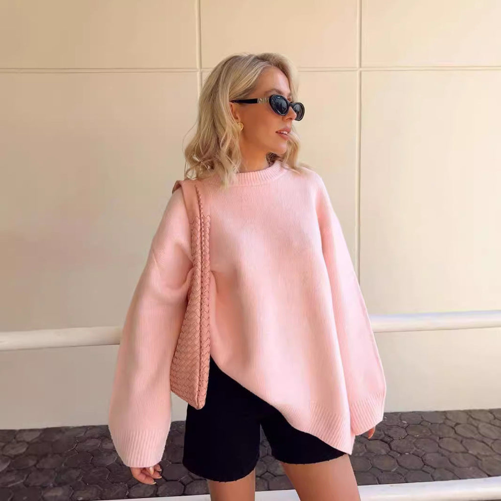 Damenpullover im Regular Fit mit langen Ärmeln für jeden Anlass - 9 - Annoboutique