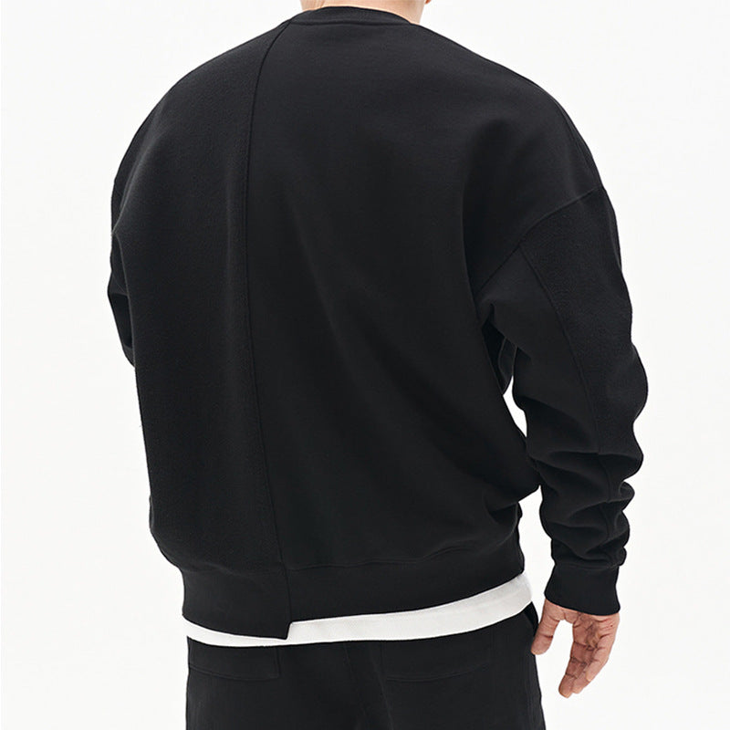 Herrenpullover mit Lässigem Schnitt und Rundhalsdesign - 1 - Annoboutique