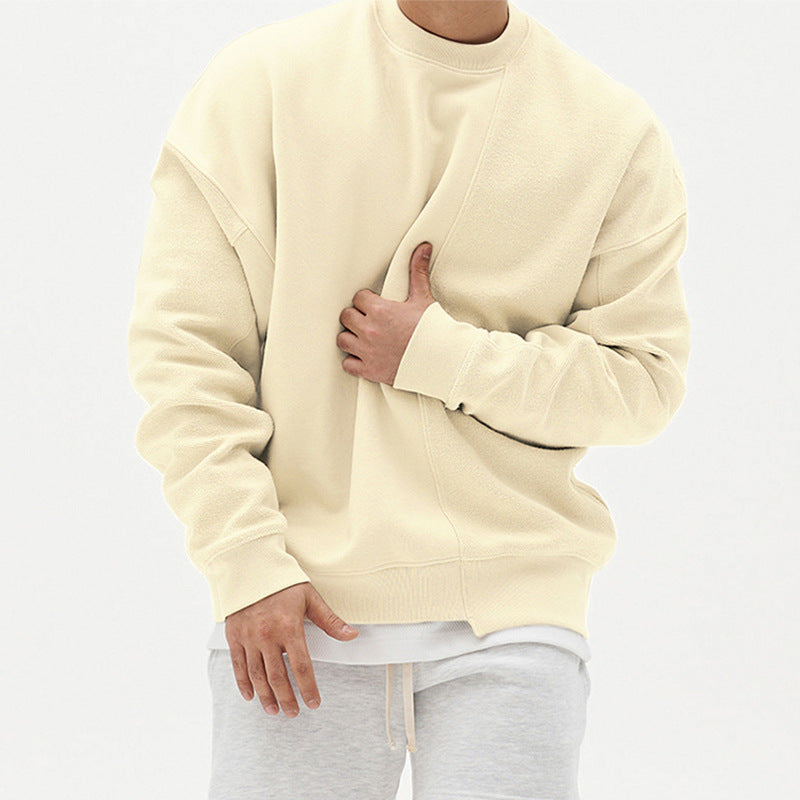 Herrenpullover mit Lässigem Schnitt und Rundhalsdesign - 3 - Annoboutique