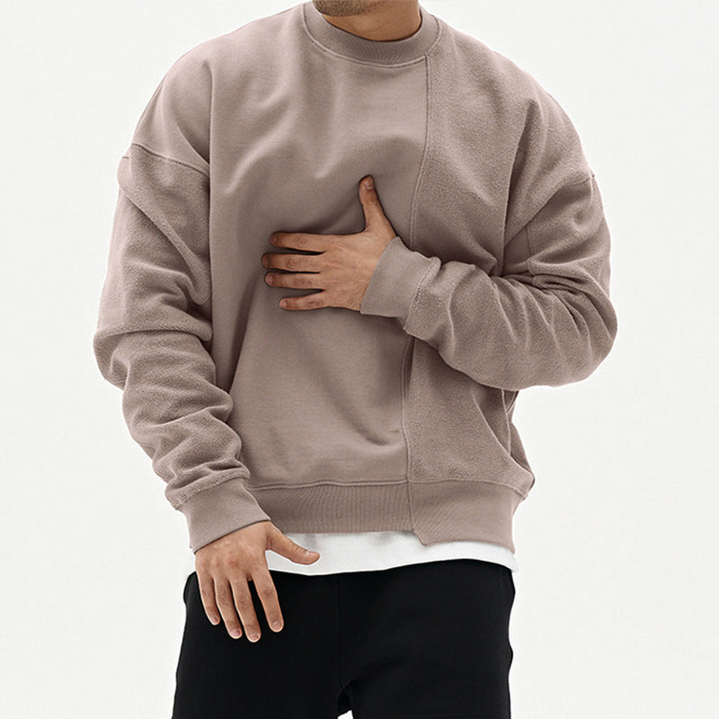 Herrenpullover mit Lässigem Schnitt und Rundhalsdesign - 6 - Annoboutique
