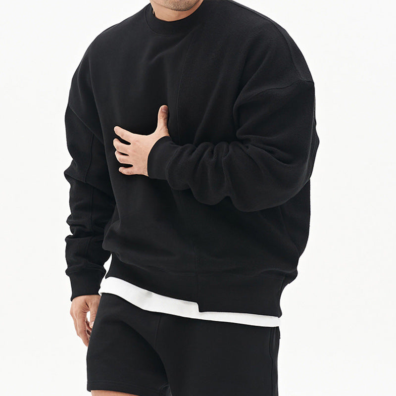 Herrenpullover mit Lässigem Schnitt und Rundhalsdesign - 8 - Annoboutique