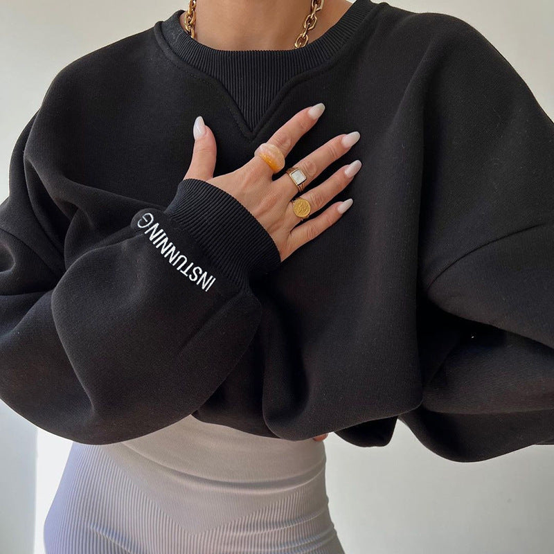 Damen Pullover mit Lässiger Passform und Rundem Halsausschnitt - 3 - Annoboutique