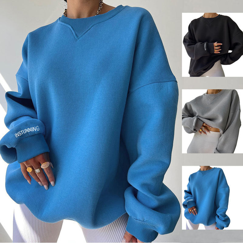 Damen Pullover mit Lässiger Passform und Rundem Halsausschnitt - 4 - Annoboutique