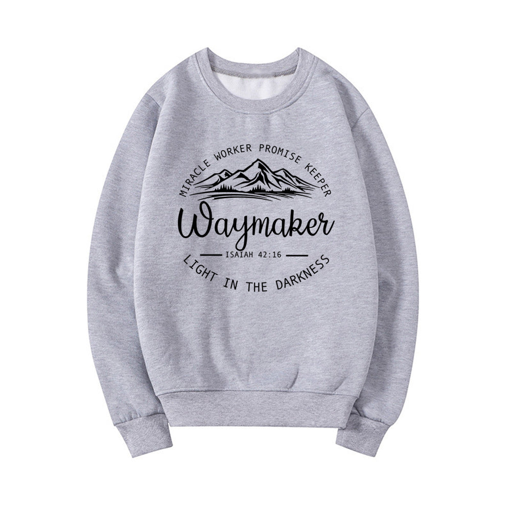 Damen Sweatshirt im Lässigen Stil mit Motivdruck - 13 - Annoboutique