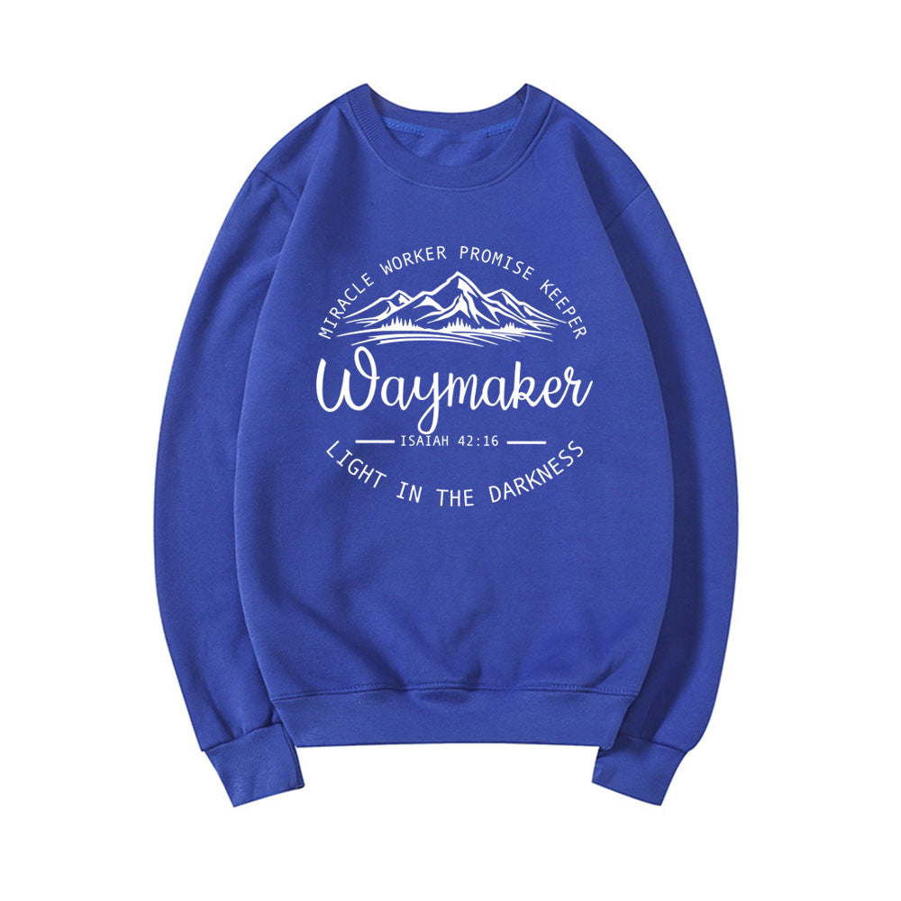 Damen Sweatshirt im Lässigen Stil mit Motivdruck - 14 - Annoboutique