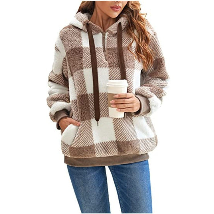 Damen Hoodie mit lässigem Schnitt und praktischen Taschen - 3 - Annoboutique