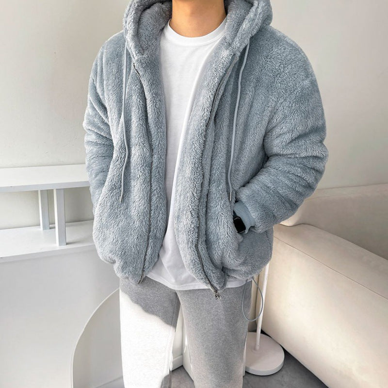 Herrenjacke mit lässiger Passform und Kapuze für entspannte Tage - 2 - Annoboutique
