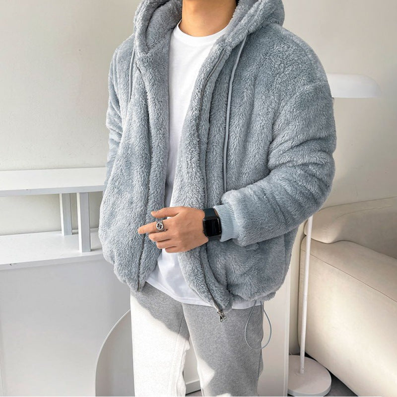 Herrenjacke mit lässiger Passform und Kapuze für entspannte Tage - 4 - Annoboutique