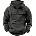 Herren Sweatshirt mit lässiger Passform und nützlichen Taschen - 5 - Annoboutique