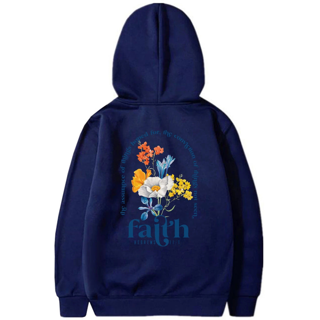 Damen Hoodie mit Blumenmotiv und Lässig Schnitt - 12 - Annoboutique