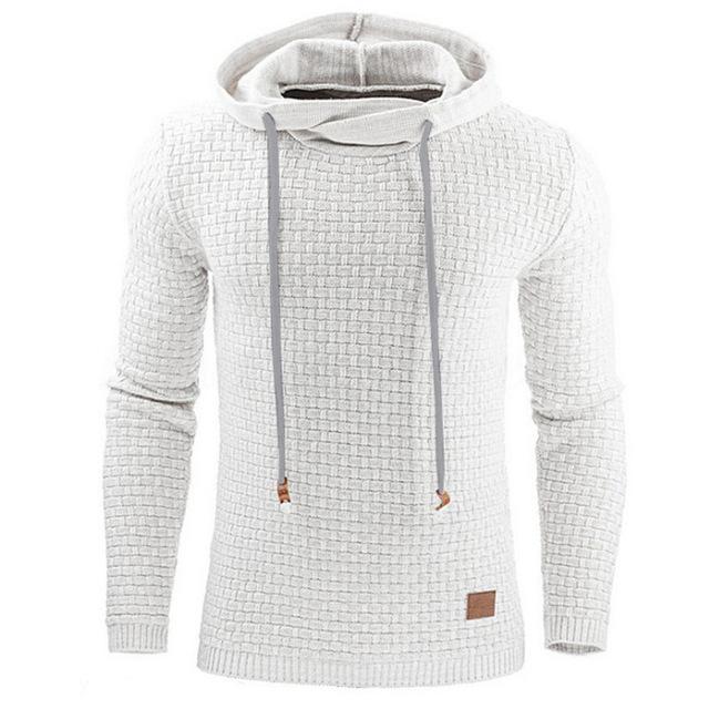Modischer Herren-Hoodie mit strukturierter Oberfläche im Regular Fit - 11 - Annoboutique