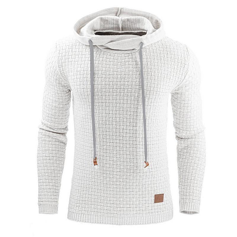 Modischer Herren Hoodie mit figurbetontem Schnitt und strukturiertem Material - 6 - Annoboutique