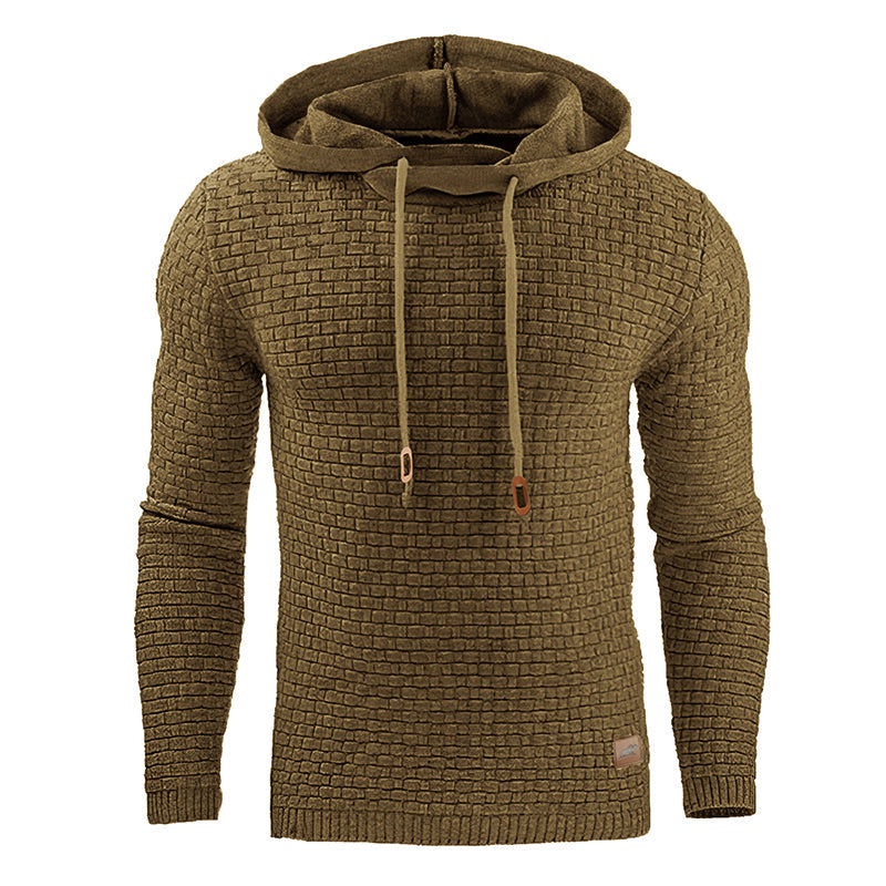 Modischer Herren Hoodie mit figurbetontem Schnitt und strukturiertem Material - 7 - Annoboutique