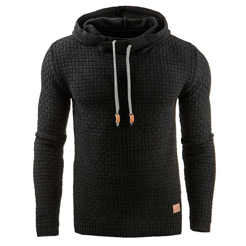 Modischer Herren Hoodie mit figurbetontem Schnitt und strukturiertem Material - 11 - Annoboutique