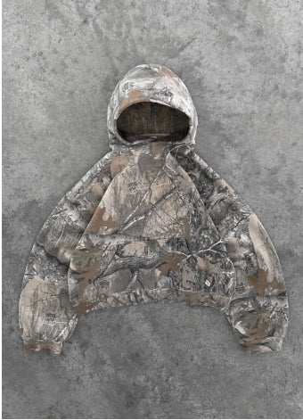 Damen Hoodie im lässigen Design mit kreativem Druck - 1 - Annoboutique