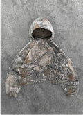 Damen Hoodie im lässigen Design mit kreativem Druck - 1 - Annoboutique