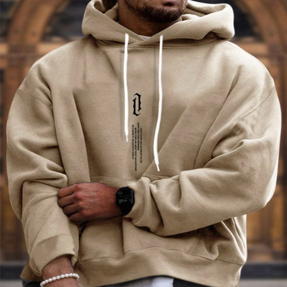 Lässiger Herren Hoodie mit praktischer Kängurutasche - 2 - Annoboutique
