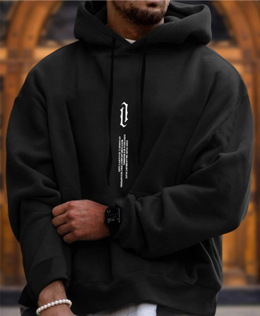 Lässiger Herren Hoodie mit praktischer Kängurutasche - 3 - Annoboutique