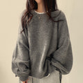 Damenpullover mit lässiger Passform und eleganten Puffärmeln - 5 - Annoboutique