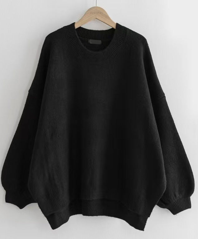 Damenpullover mit lässiger Passform und eleganten Puffärmeln - 6 - Annoboutique