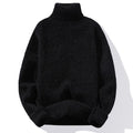 Modischer Slim-Fit Pullover für Herren mit hohem Kragen - 11 - Annoboutique