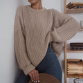 Damenpullover mit Lässig Schnitt und Rundhalsdesign - 5 - Annoboutique