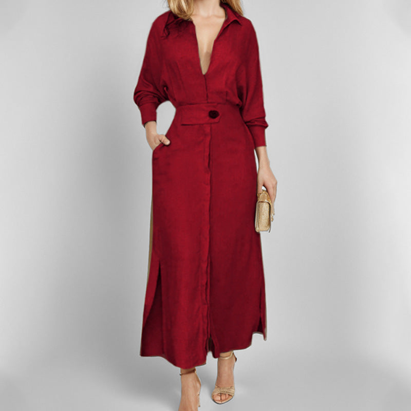Stylisches Damenmaxikleid mit taillierter Silhouette - 6 - Annoboutique