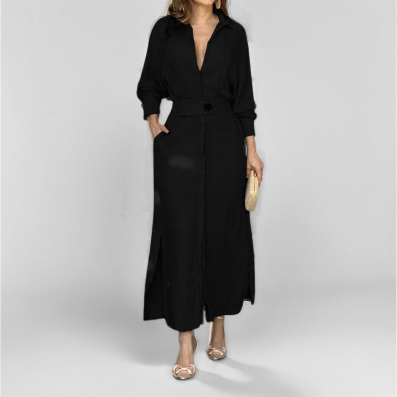 Stylisches Damenmaxikleid mit taillierter Silhouette - 9 - Annoboutique