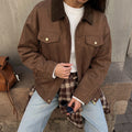 Modische Damenjacke im Lässigen Stil mit Knopfverschluss - 4 - Annoboutique