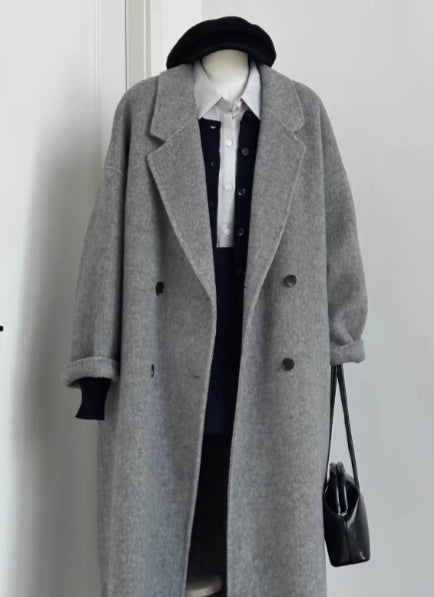 Damenmantel mit lässigem Schnitt und eleganten Knöpfen - 6 - Annoboutique