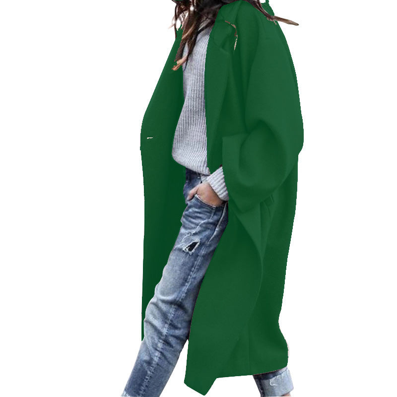 Eleganter Damenmantel mit Relaxed Fit und 3D-Verzierungen - 5 - Annoboutique