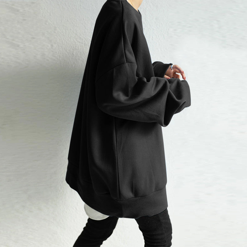 Damen Sweatshirt mit lässiger Passform und modischen Patches - 6 - Annoboutique