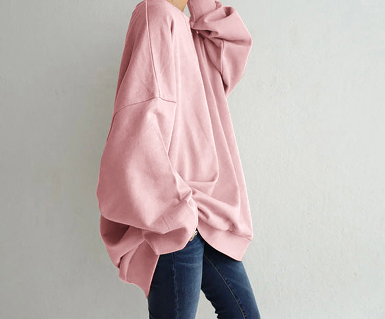 Damen Sweatshirt mit lässiger Passform und modischen Patches - 10 - Annoboutique
