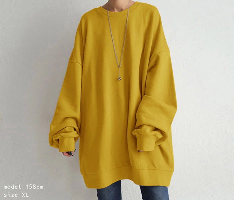 Damen Sweatshirt mit lässiger Passform und modischen Patches - 15 - Annoboutique