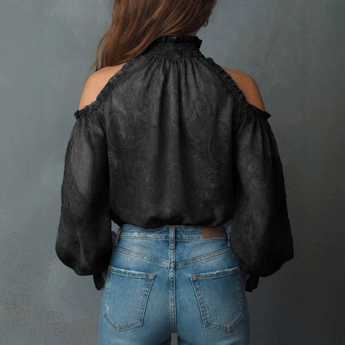 Damenbluse mit Off-Shoulder-Design und lässigem Schnitt - 9 - Annoboutique
