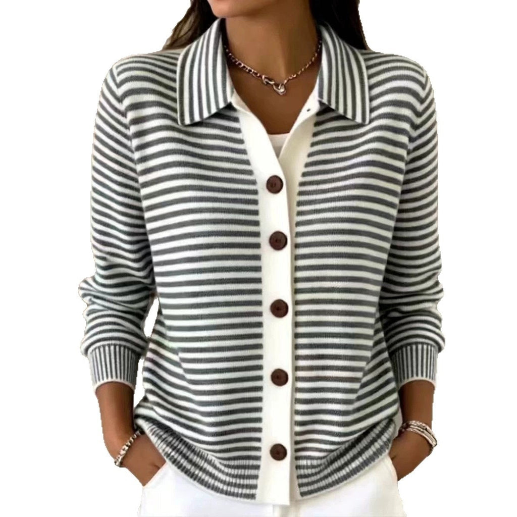Damen Cardigan in Relaxed Passform mit Knopfverschluss - 1 - Annoboutique