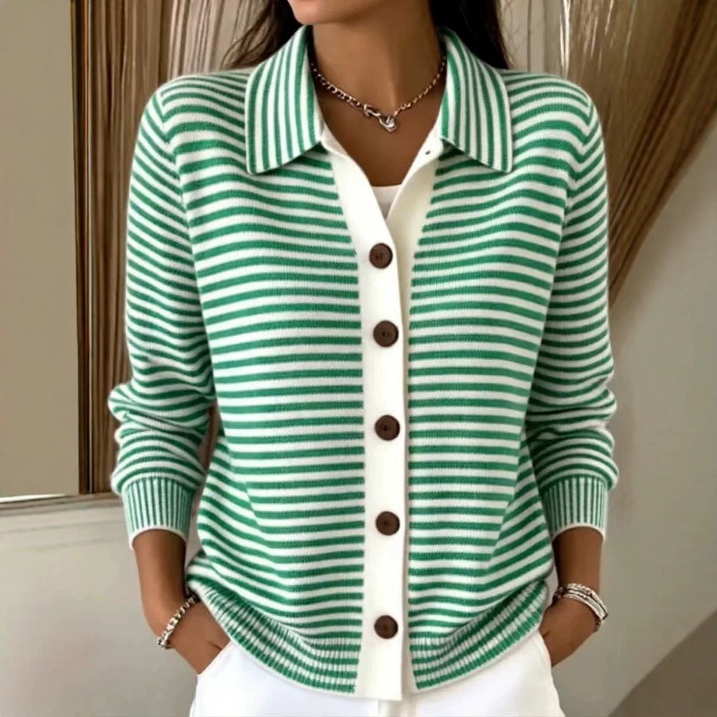 Damen Cardigan in Relaxed Passform mit Knopfverschluss - 3 - Annoboutique