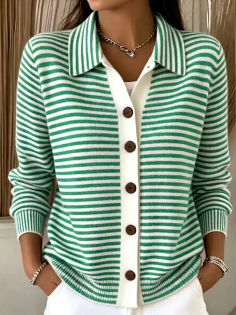 Damen Cardigan in Relaxed Passform mit Knopfverschluss - 4 - Annoboutique