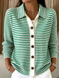 Damen Cardigan in Relaxed Passform mit Knopfverschluss - 4 - Annoboutique