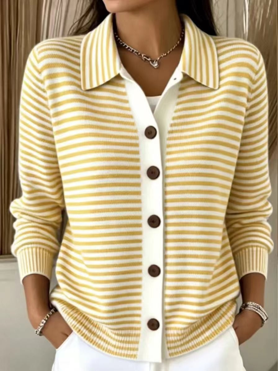 Damen Cardigan in Relaxed Passform mit Knopfverschluss - 5 - Annoboutique