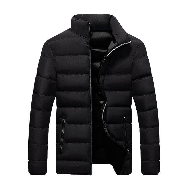 Stylische Herren-Winterjacke im Slim Fit mit Stehkragen - 1 - Annoboutique